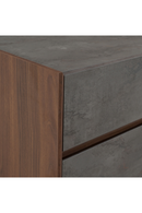Gray Stucco 2-Drawer Nightstand | OROA Modern Rado | Oroatrade.com