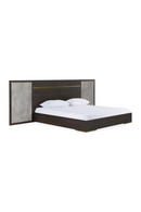 Velondra - Modern Eucalypto + Marble Bed with Two Nightstands | Oroatrade.com