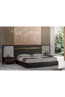 Velondra - Modern Eucalypto + Marble Bed with Two Nightstands | Oroatrade.com