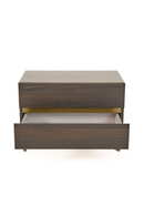 Velondra - Modern Eucalypto + Marble Bed with Two Nightstands | Oroatrade.com