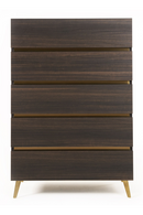 Dark Eucalyptus 5-Drawer Chest | OROA Modern Velondra | Oroatrade.com