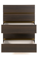 Dark Eucalyptus 5-Drawer Chest | OROA Modern Velondra | Oroatrade.com
