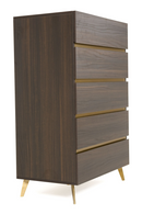 Dark Eucalyptus 5-Drawer Chest | OROA Modern Velondra | Oroatrade.com