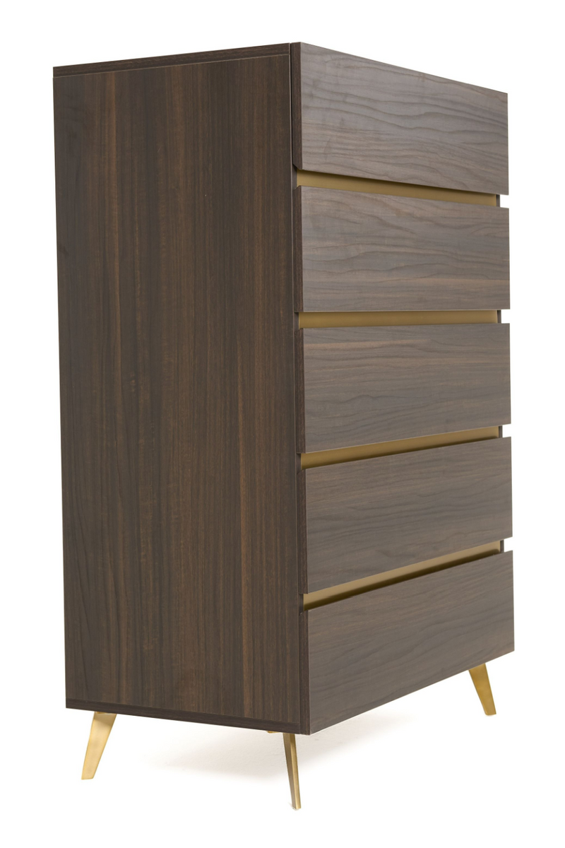 Dark Eucalyptus 5-Drawer Chest | OROA Modern Velondra | Oroatrade.com