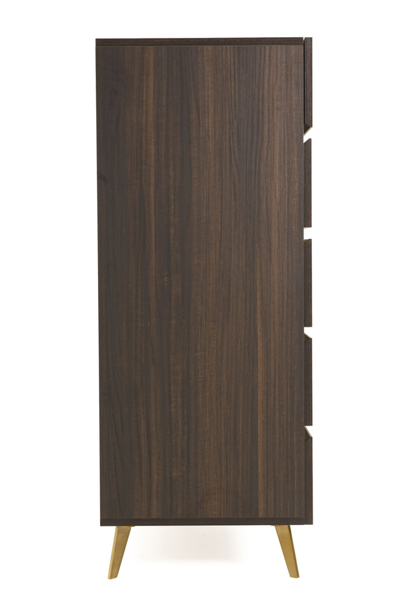 Dark Eucalyptus 5-Drawer Chest | OROA Modern Velondra | Oroatrade.com