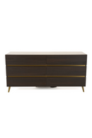Dark Eucalyptus 6-Drawer Dresser | OROA Modern Velondra | Oroatrade.com