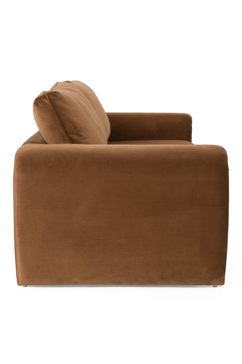 Brown Velvet Sofa | OROA Modern Bentley | Oroatrade.com