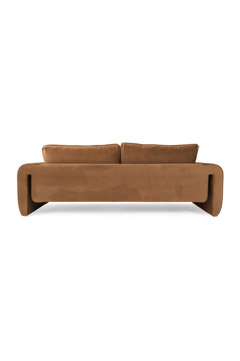 Brown Velvet Sofa | OROA Modern Bentley | Oroatrade.com