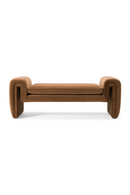 Hospitality furniture - Brown Velvet Bench - www.oroatrade.com