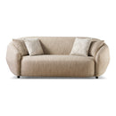 3 Seater Beige Fabric Sofa | OROA Modern Belinda | Oroatrade.com