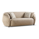 3 Seater Beige Fabric Sofa | OROA Modern Belinda | Oroatrade.com