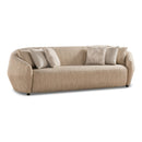 4 Seater Beige Fabric Sofa | OROA Modern Belinda | Oroatrade.com