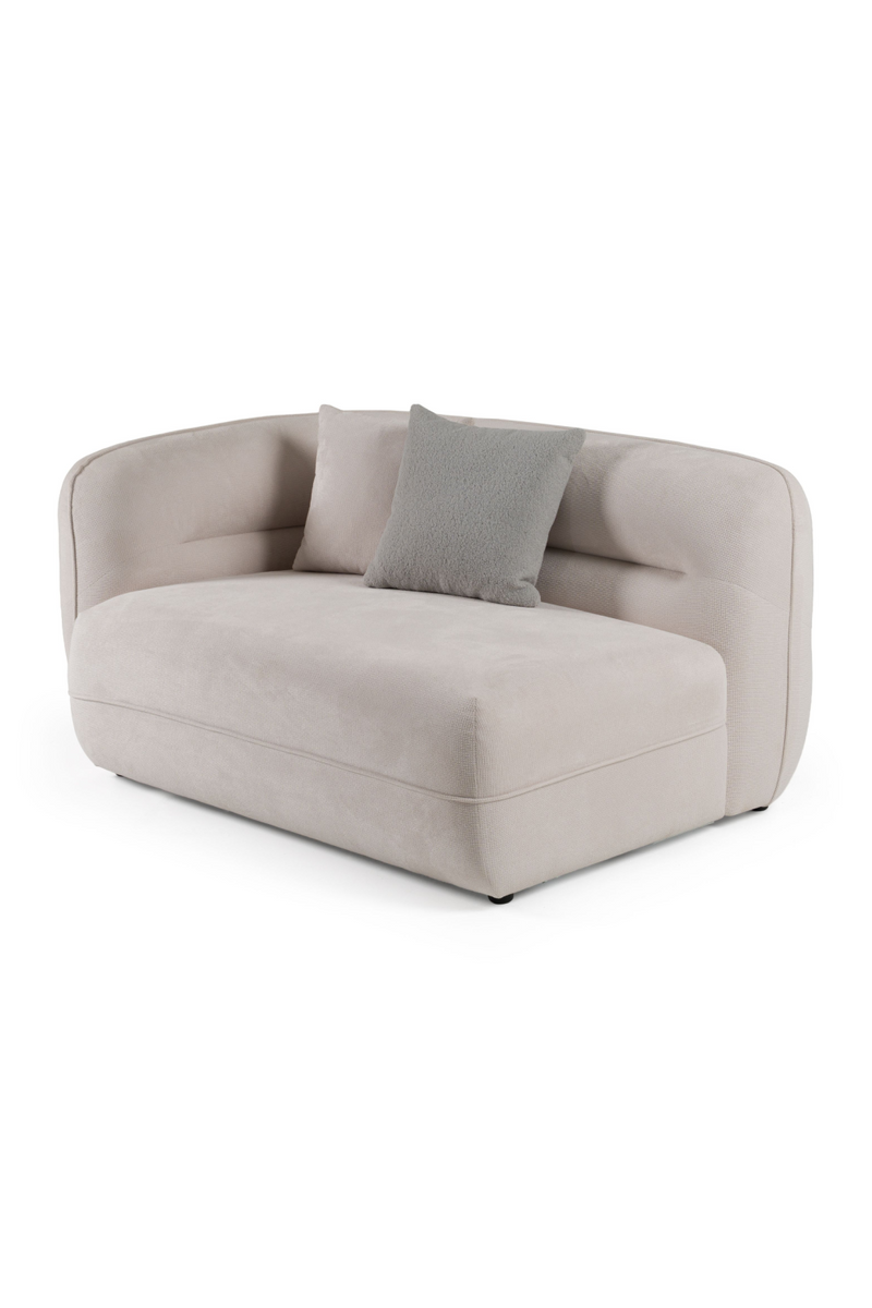 White Curved Sectional Sofa | OROA Modern Gypsy | Oroatrade.com