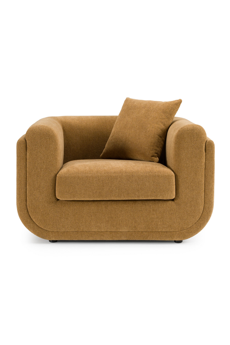 Orange Fabric Lounge Chair | OROA Modern Tiene | Oroatrade.com