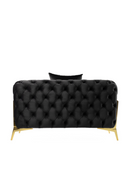 Button-Tufted Velvet Lounge Chair | OROA Modern Clarice