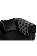 Button-Tufted Velvet Lounge Chair | OROA Modern Clarice