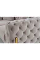 Button-Tufted Velvet Loveseat | OROA Modern Clarice