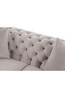Button-Tufted Velvet Loveseat | OROA Modern Clarice