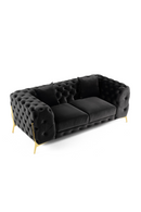 Button-Tufted Velvet Loveseat | OROA Modern Clarice