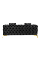 Button-Tufted Velvet Loveseat | OROA Modern Clarice