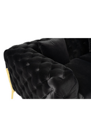 Button-Tufted Velvet Loveseat | OROA Modern Clarice