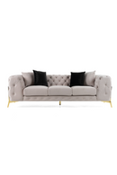 Button-Tufted Velvet Sofa | OROA Modern Clarice | Oroatrade.com