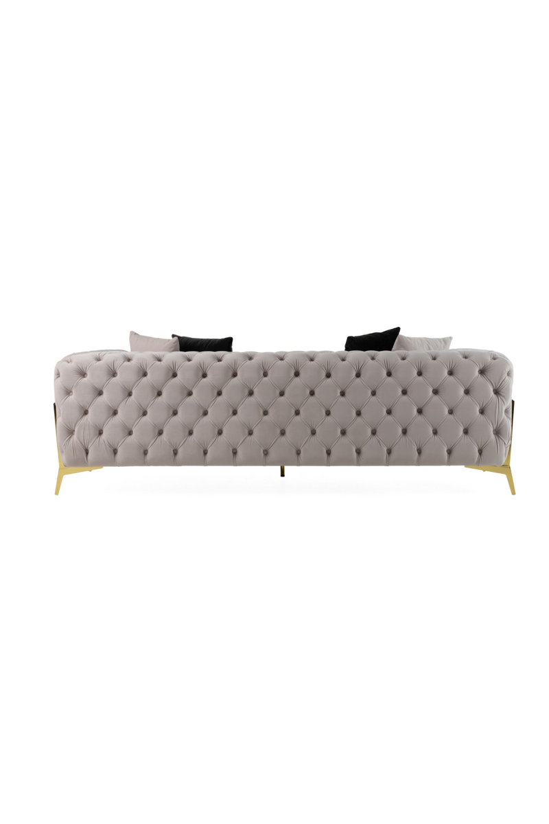 Button-Tufted Velvet Sofa | OROA Modern Clarice | Oroatrade.com