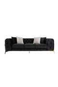 Button-Tufted Velvet Sofa | OROA Modern Clarice | Oroatrade.com