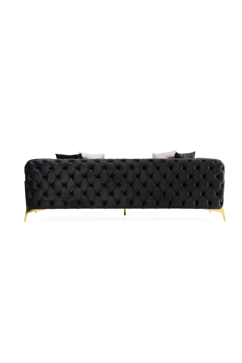 Button-Tufted Velvet Sofa | OROA Modern Clarice | Oroatrade.com