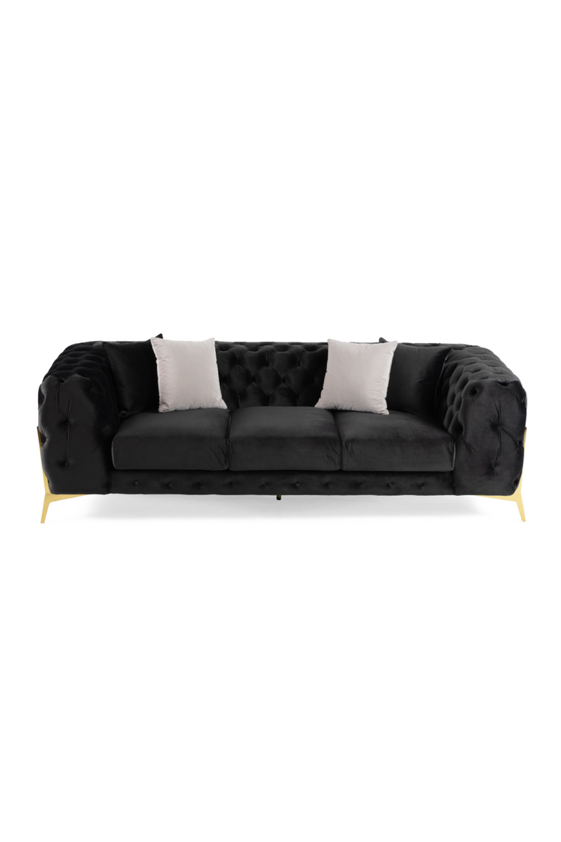 Button-Tufted Velvet Sofa | OROA Modern Clarice | Oroatrade.com