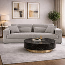 Gray Fabric Sofa | OROA Modern Loki