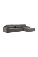 Gray Right-Facing Sectional Sofa | OROA Modern Loki | Oroatrade.com