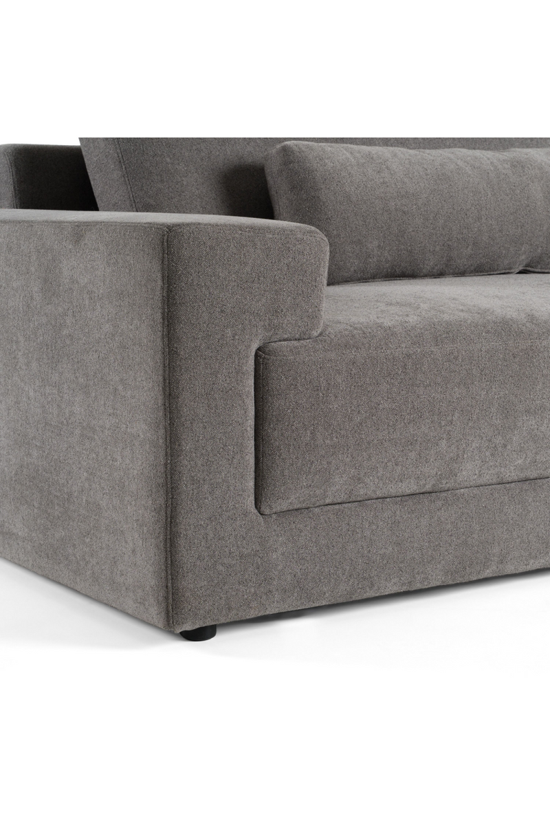 Gray Right-Facing Sectional Sofa | OROA Modern Loki | Oroatrade.com