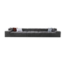 Gray Tufted Sofa | OROA Modern Rhonda
