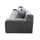 Gray Tufted Sofa | OROA Modern Rhonda