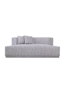 Gray 4-Seater Sofa with Swirling Chairs | OROA Modern Beau | Oroatrade.com