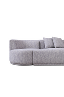 Gray 4-Seater Sofa with Swirling Chairs | OROA Modern Beau | Oroatrade.com