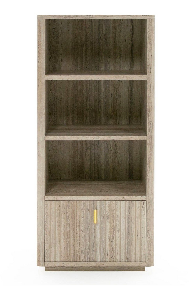 Travertine Vertical Bookcase | OROA Modern Roma | Oroatrade.com