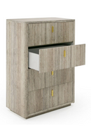 Travertine 4-Drawer Desk | OROA Modern Roma | Oroatrade.com