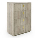Travertine 4-Drawer Desk | OROA Modern Roma | Oroatrade.com