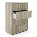 Travertine 4-Drawer Desk | OROA Modern Roma | Oroatrade.com