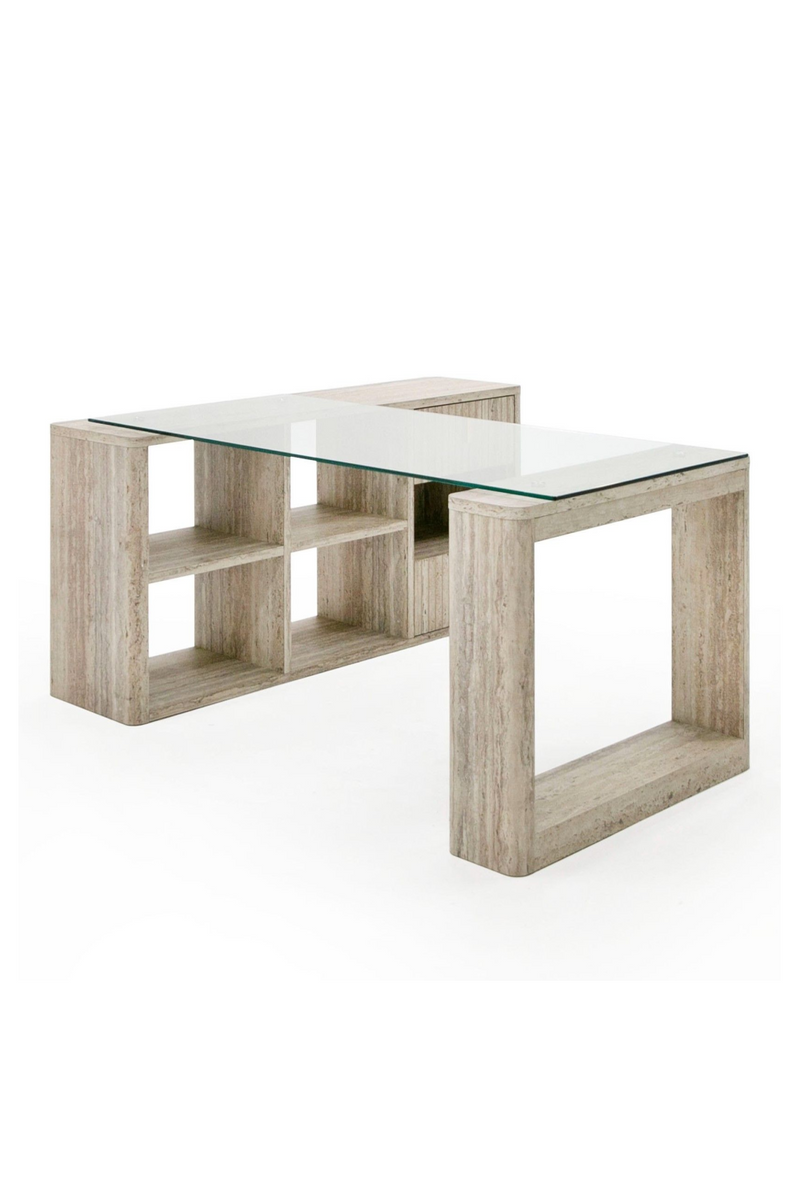 Travertine Reversible Desk | OROA Modern Roma | Oroatrade.com