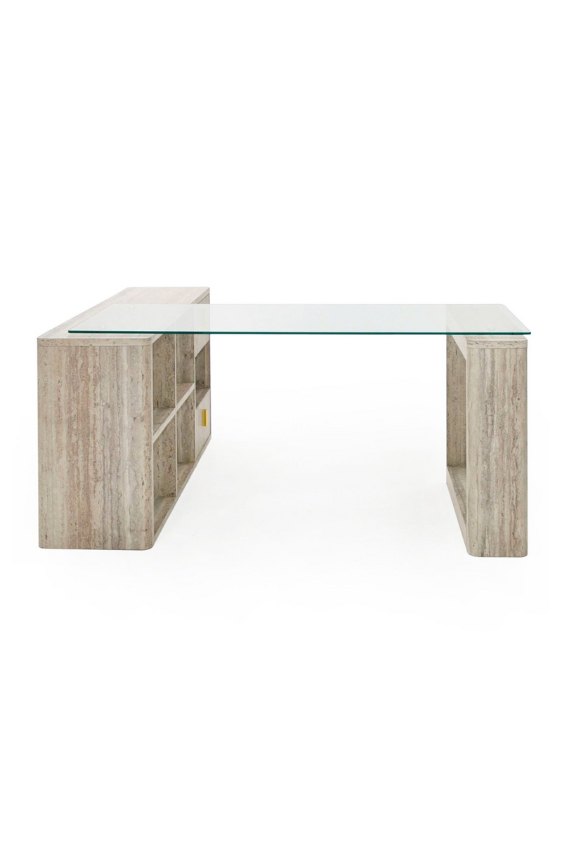 Travertine Reversible Desk | OROA Modern Roma | Oroatrade.com