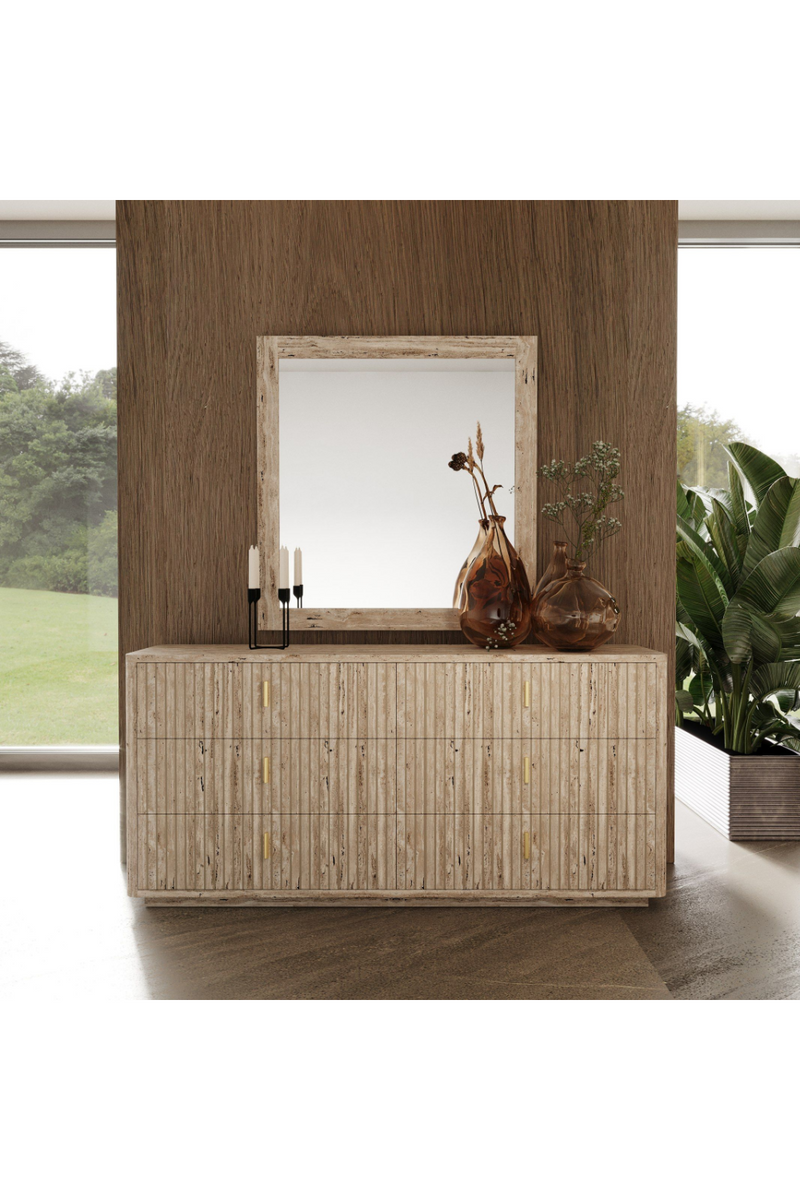 Travertine 6-Drawer Dresser | OROA Modern Roma | Oroatrade.com