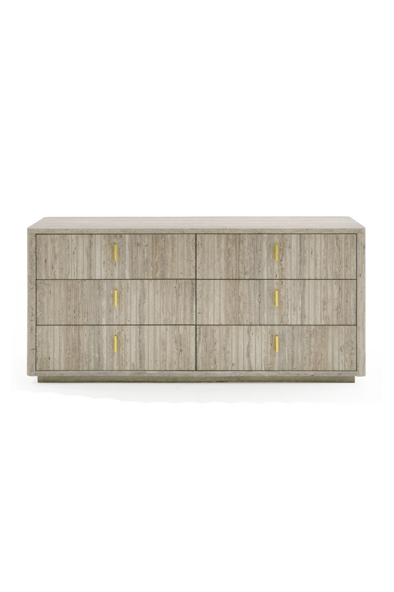 Travertine 6-Drawer Dresser | OROA Modern Roma | Oroatrade.com