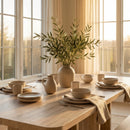 Rectangular Travertine Dining Table | OROA Modern Roma