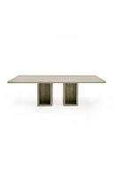 Rectangular Travertine Dining Table | OROA Modern Roma | Oroatrade.com