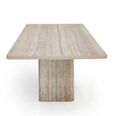Rectangular Travertine Dining Table | OROA Modern Roma