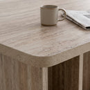 Rectangular Travertine Dining Table | OROA Modern Roma
