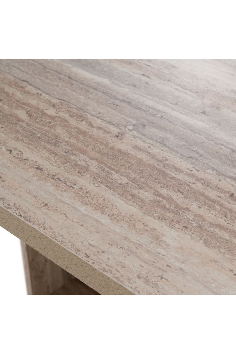 Rectangular Travertine Dining Table | OROA Modern Roma | Oroatrade.com